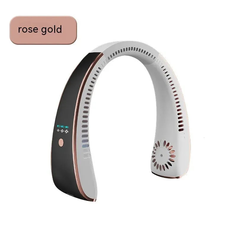Hanging Neck Usb Charging Portable Little Student Office Outdoor Sports Neck-hanging Fan - Bellarte Enchanté Hanging Neck Usb Charging Portable Little Student Office Outdoor Sports Neck-hanging Fan